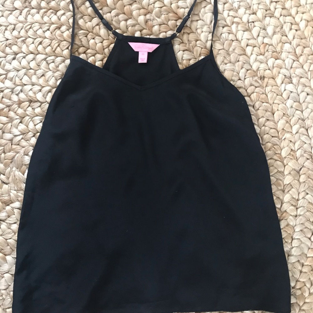 Lilly Pulitzer black dusk top XS